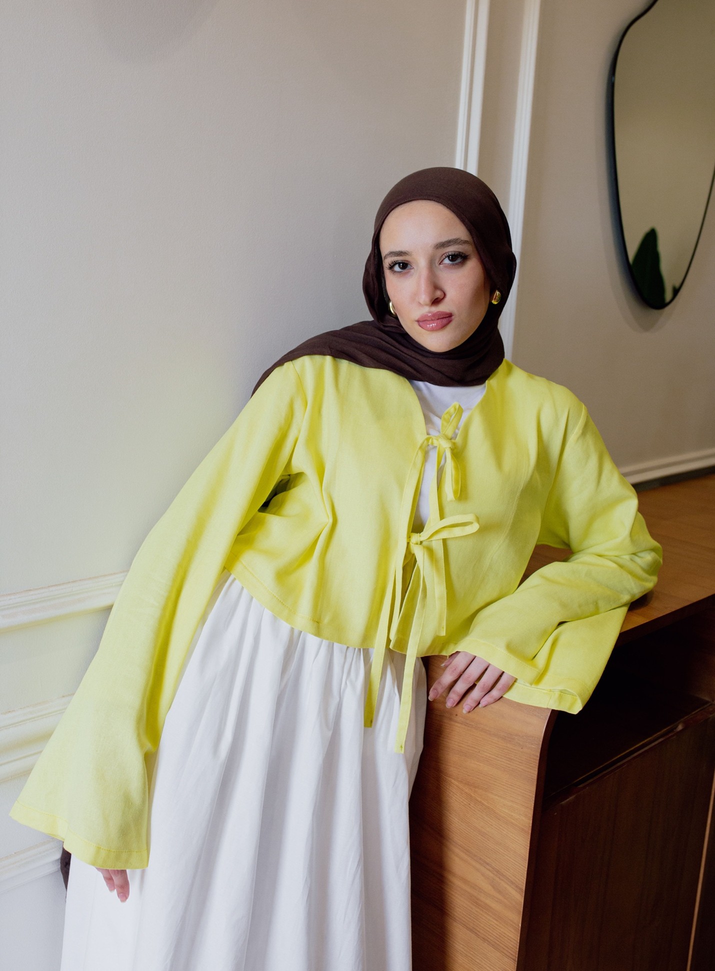 Lumi Linen Blouse – Yellow