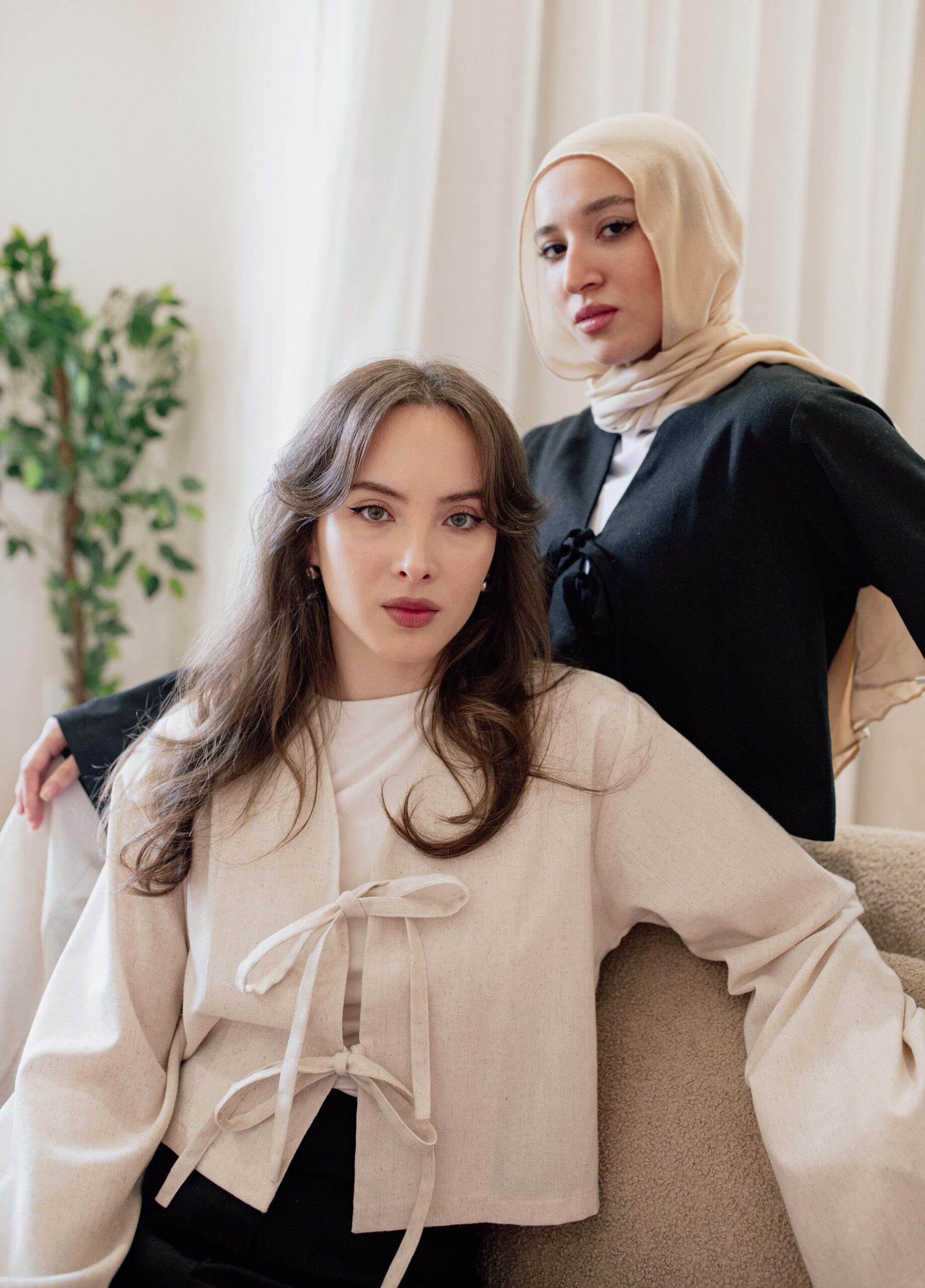 Lumi Linen Blouse – Beige - Image 7