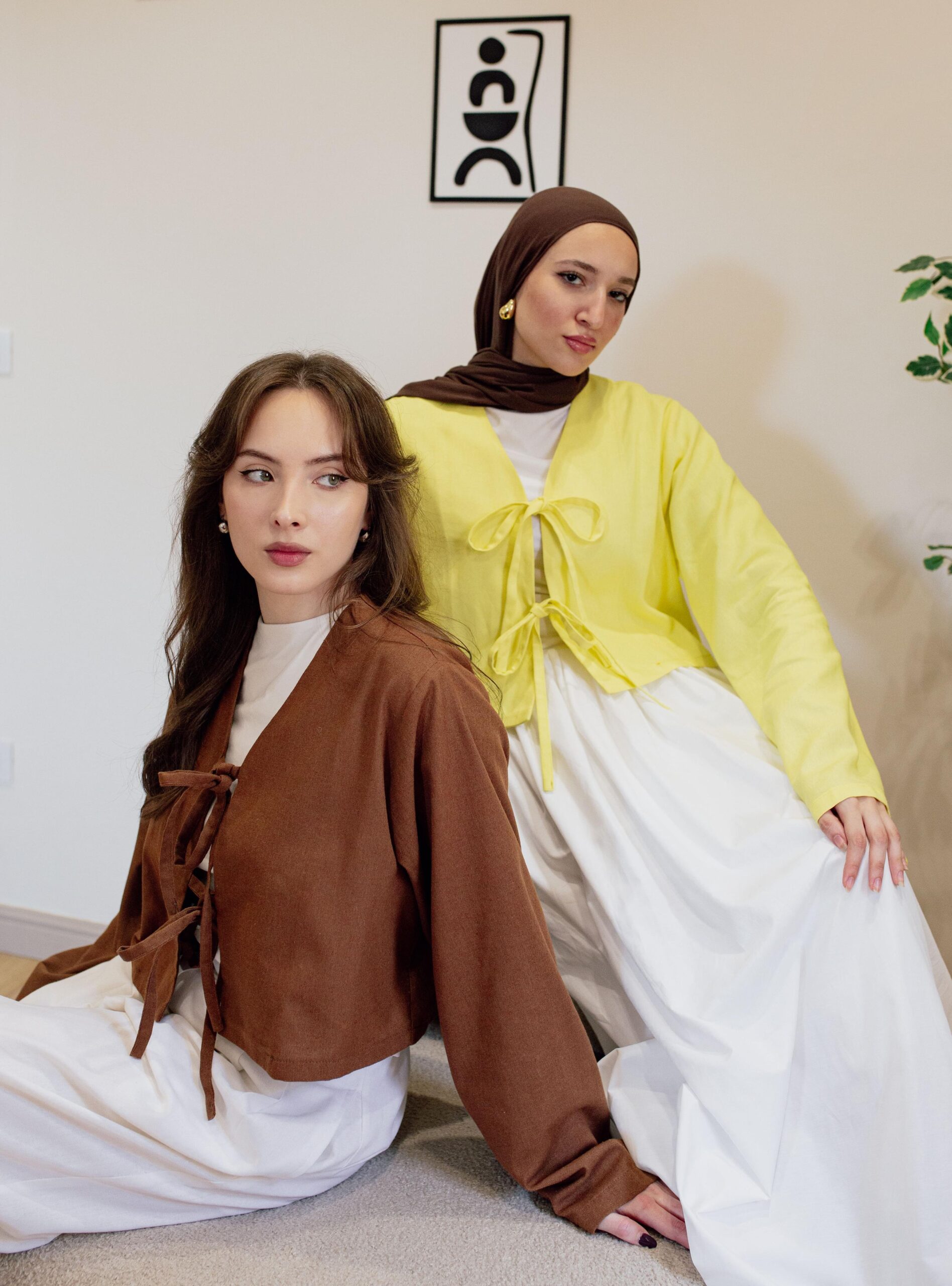 Lumi Linen Blouse – Yellow - Image 8