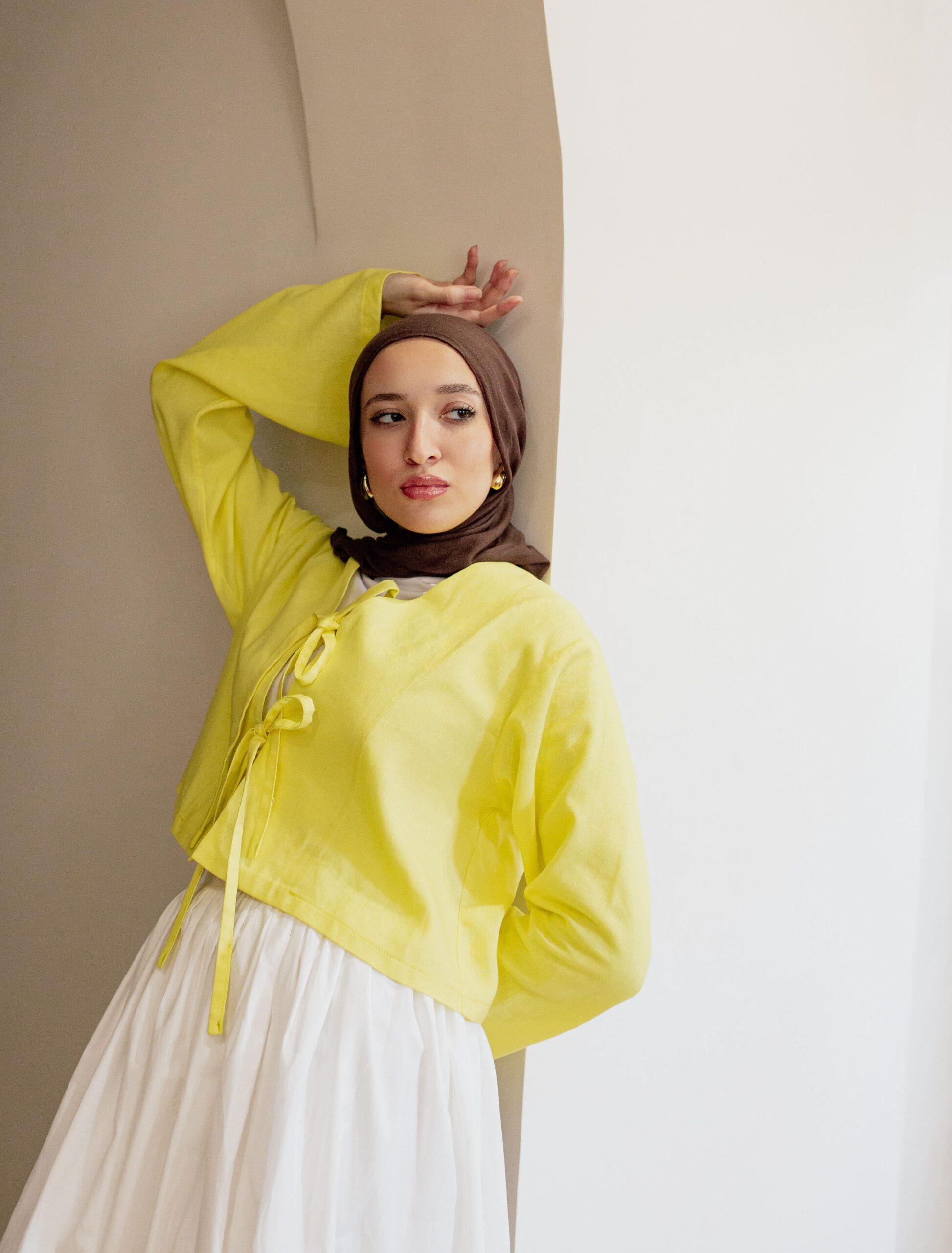 Lumi Linen Blouse – Yellow - Image 2