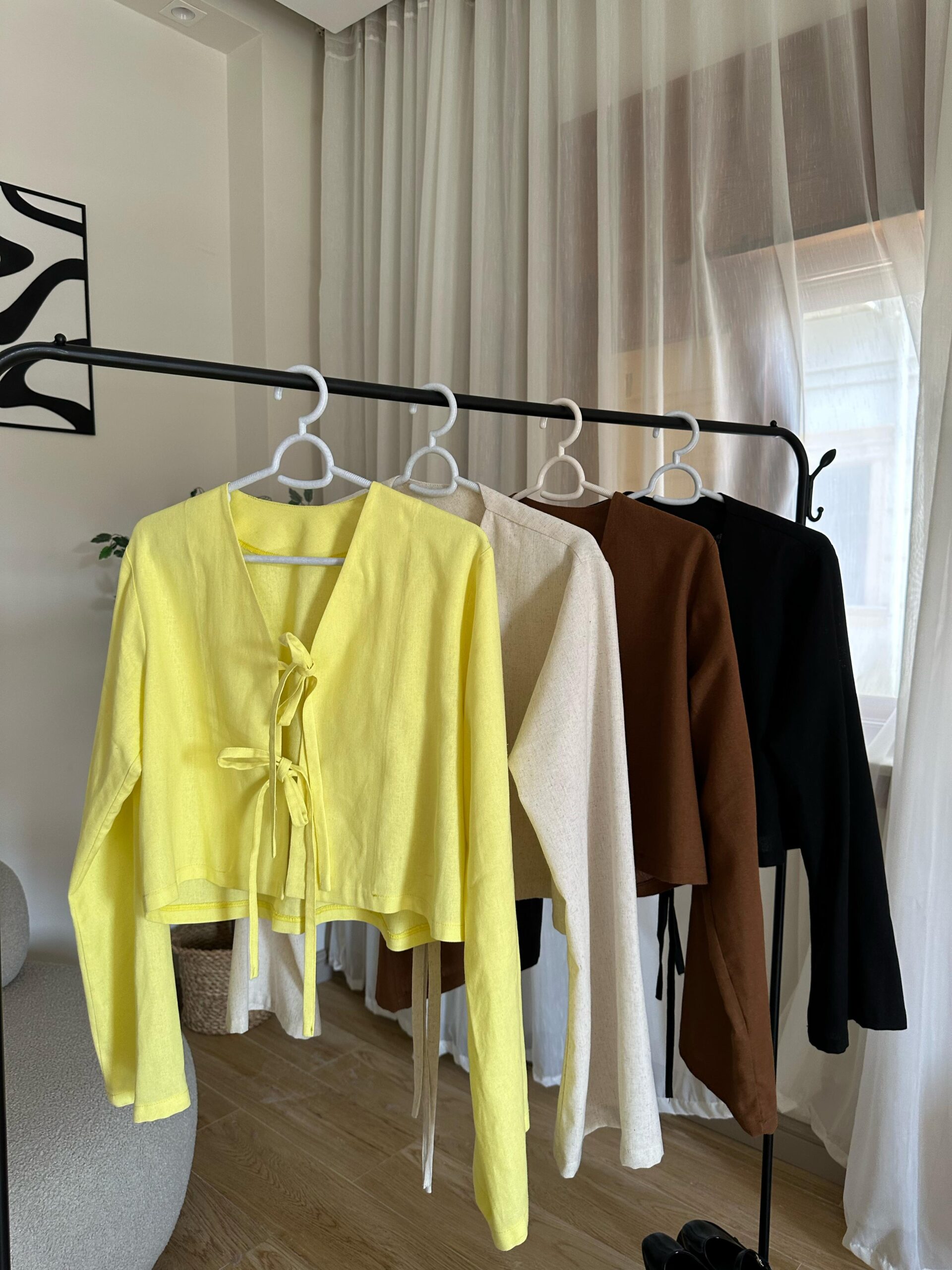Lumi Linen Blouse – Yellow - Image 7
