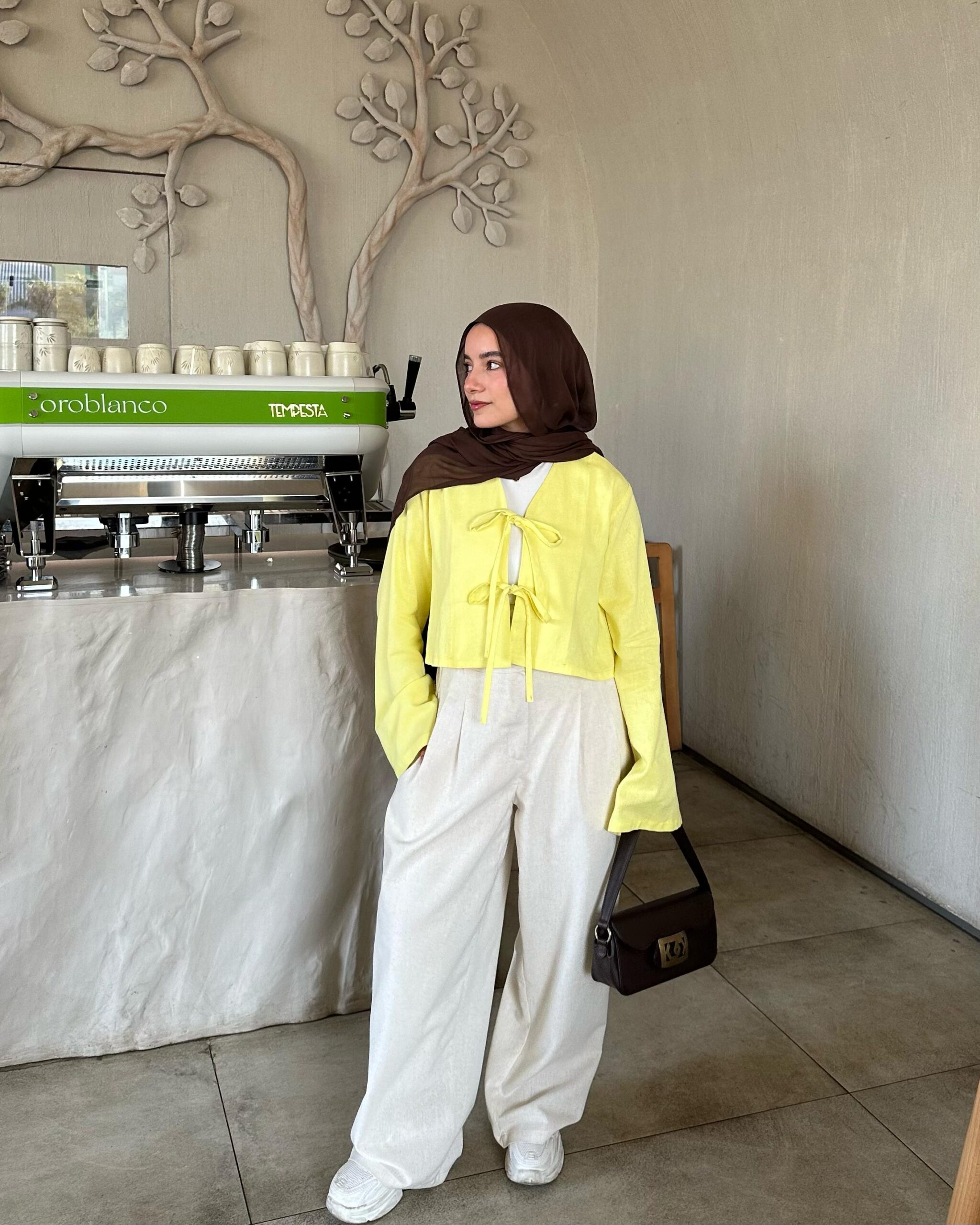 Lumi Linen Blouse – Yellow - Image 6