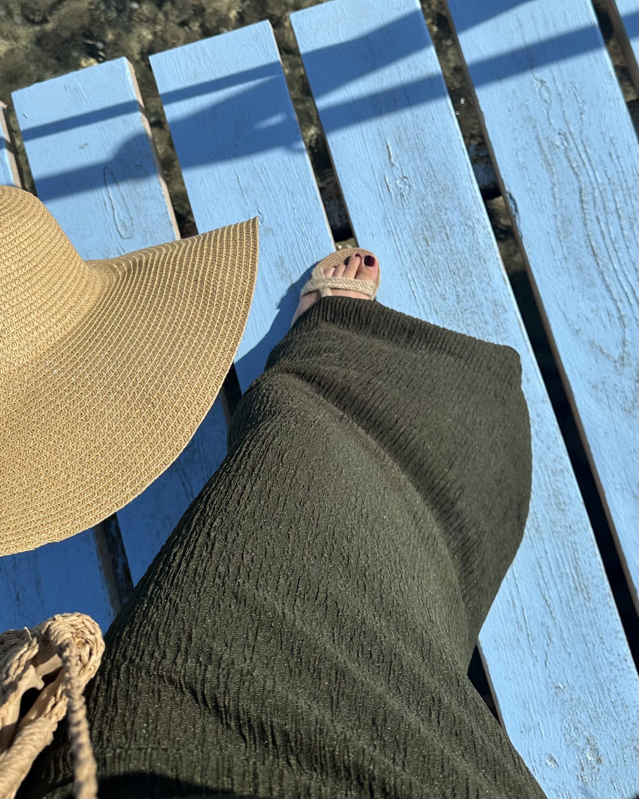 Flare Maxi Dress - Olive - Image 4